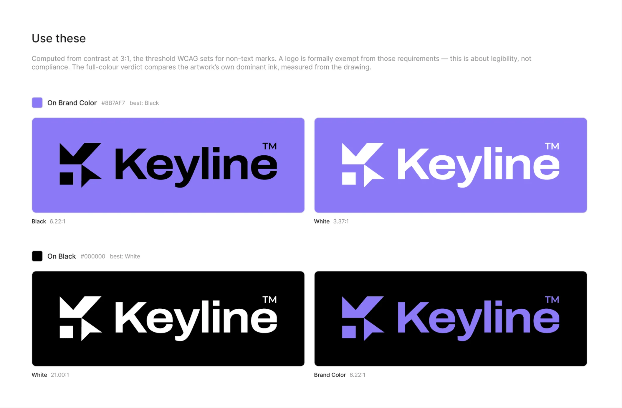 A generated logo on background page.